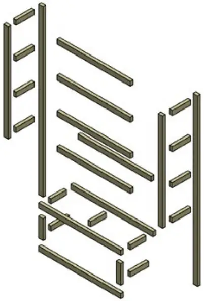 NEW FOREST 1900 Electric Fire - STUDWALL FIXING 1