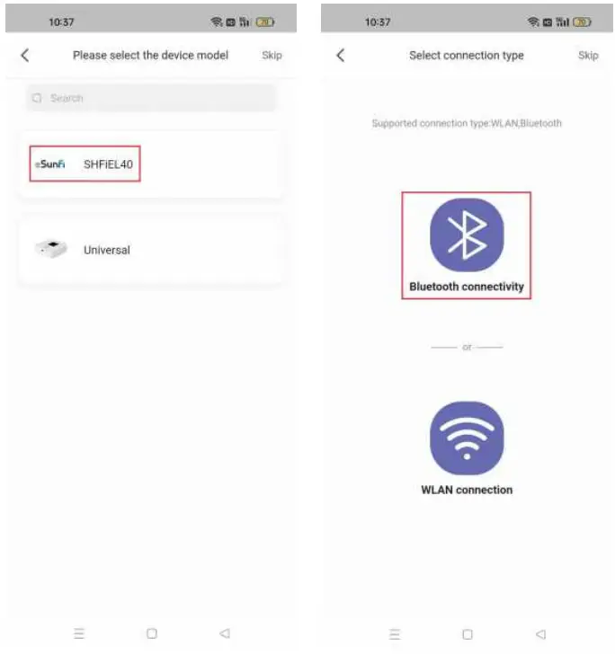 eSunFi SHFiEL40 4G LTE WiFi Mobile Hotspot Router - Bluetooth connection