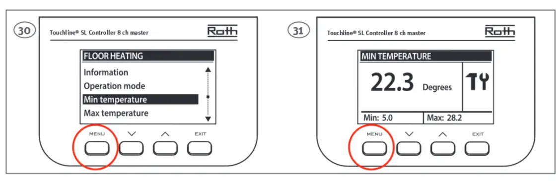 Roth Touchline SL Room Thermostat - Feger 12