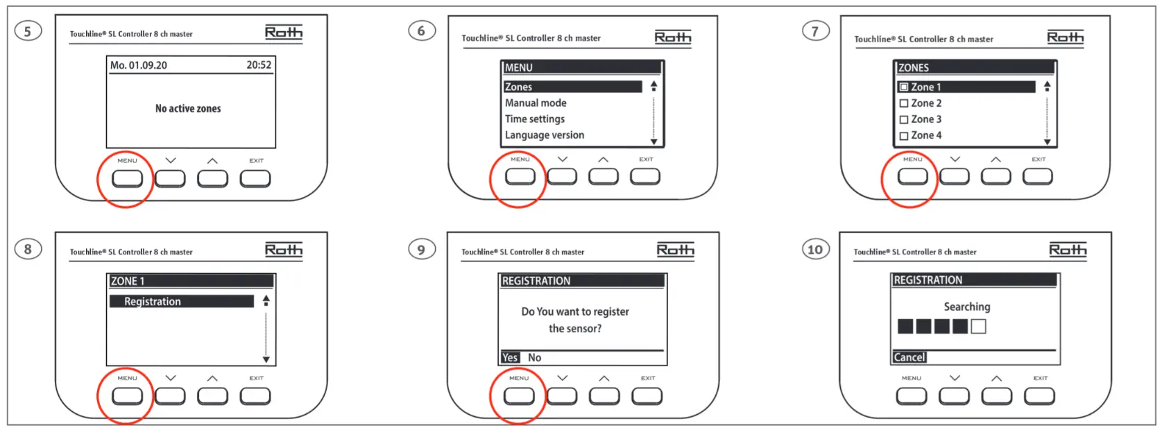 Roth Touchline SL Room Thermostat - Feger 5