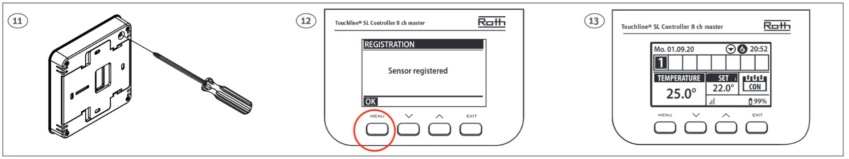 Roth Touchline SL Room Thermostat - Feger 6