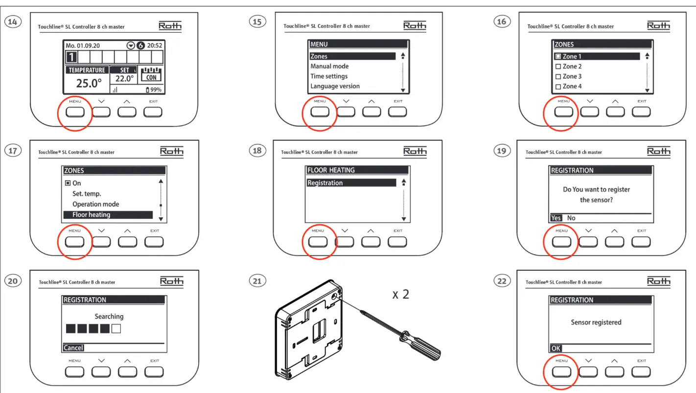 Roth Touchline SL Room Thermostat - Feger 6