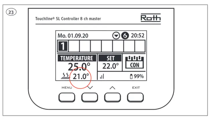 Roth Touchline SL Room Thermostat - Feger 6