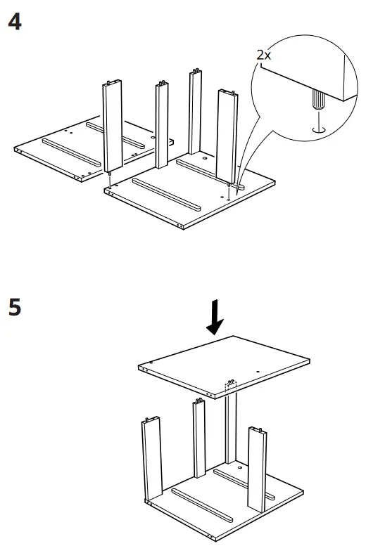 IKEA KULLEN Chest of 2 Drawers - figer 5