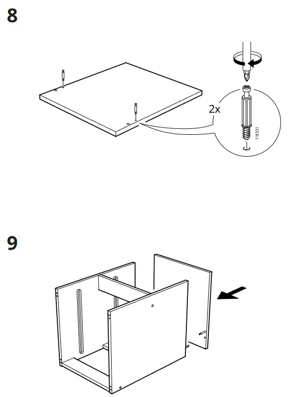 IKEA KULLEN Chest of 2 Drawers - figer 8