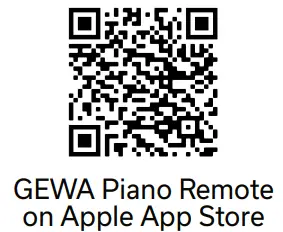 GEWA KEYS GEWA PP-3 Digital Piano - qr code 2