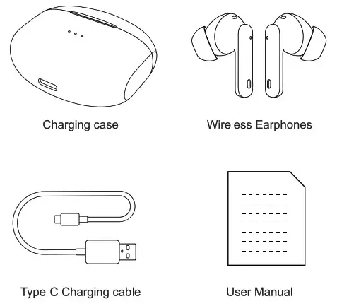 EGNARO SOUND EGNARO ES5 Wireless Earphones - Accessories
