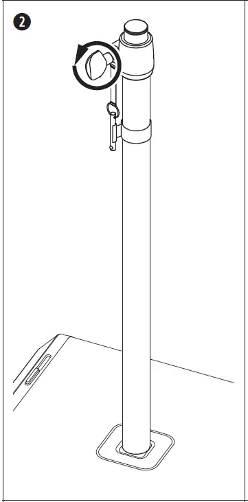 BOSE 857000-0110 Sub1 Sub2 Adjustable Speaker Pole 2