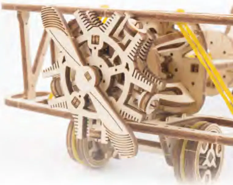 UGEARS Mini biplane Mechanical Model Kit - Figure 23