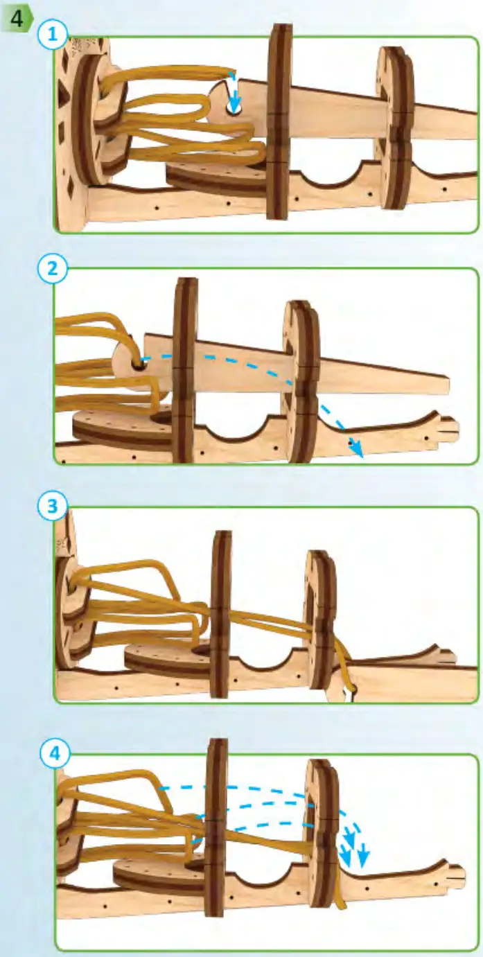 UGEARS Mini biplane Mechanical Model Kit - Figure 7