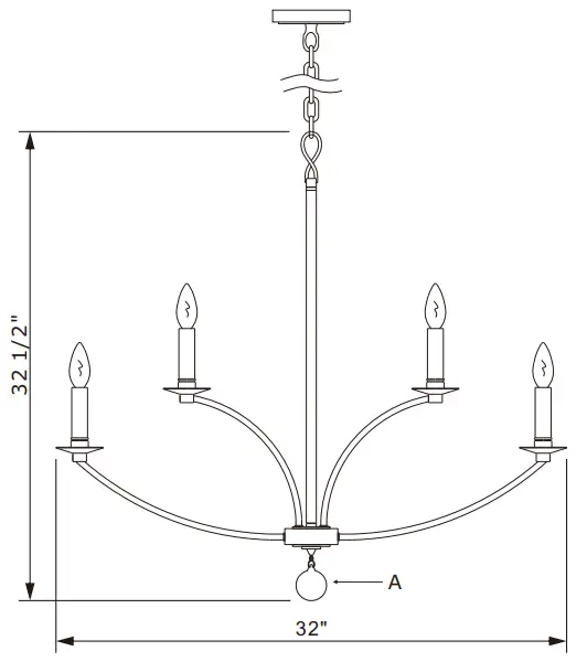 CRYSTORAMA MIL-8012-PN 12 Light Chandelier - Fig