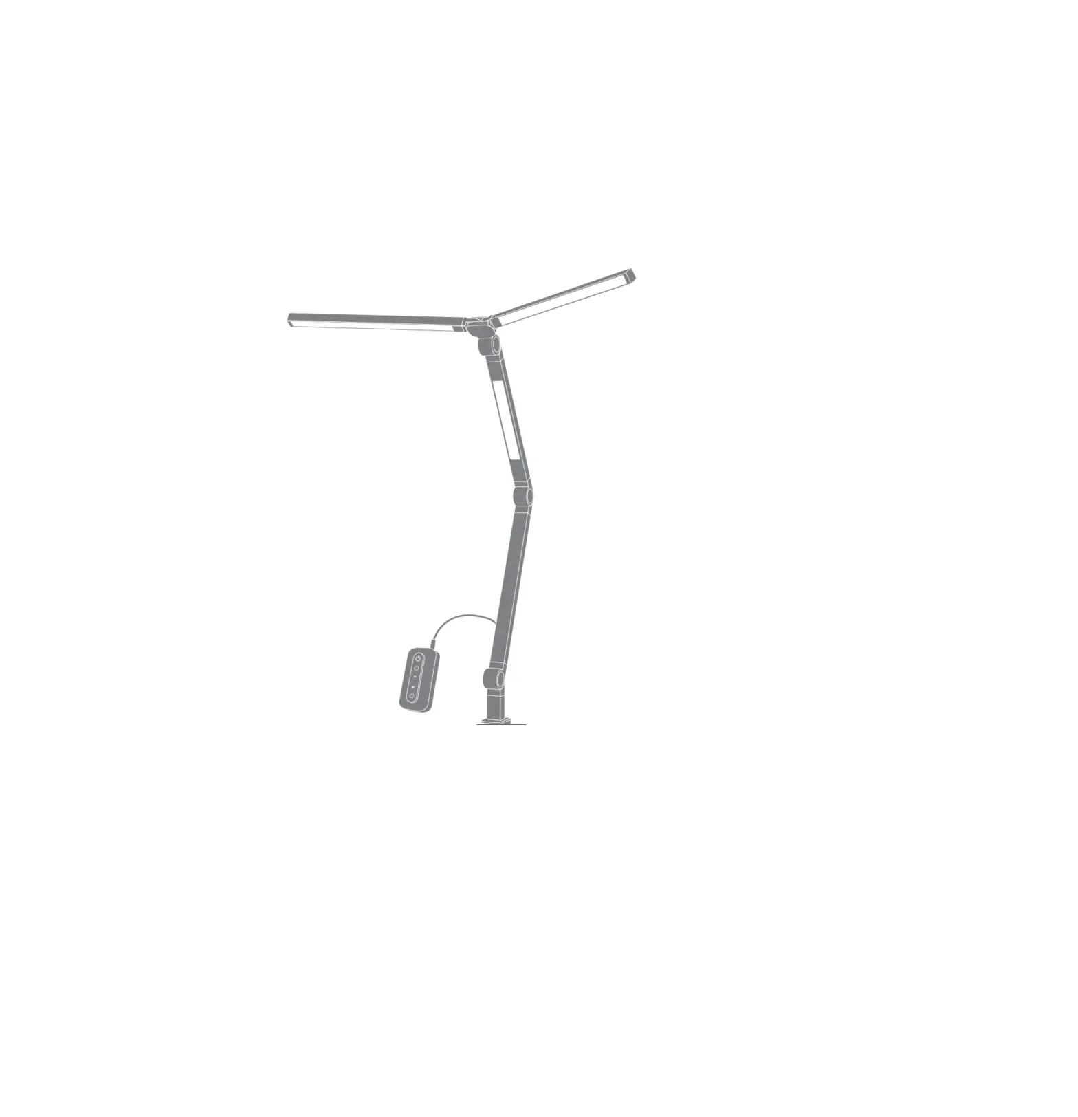 Mediacous Me-dl07 3-light Desk Lamp With Clamp User Manual Mediacous Me-dl07 3-light Desk Lamp With Clamp User Manual
