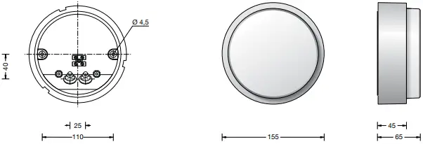 BEGA 50535.2 Indoor Ceiling and Wall Luminaire