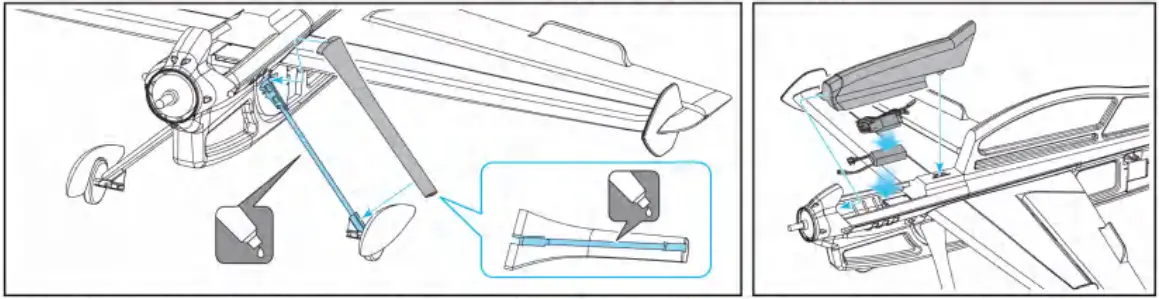 SWIFT ONE QIDI 550 Vertical Flight RTF RC Plane - ASSEMBLY INSTRUCTIONS 10