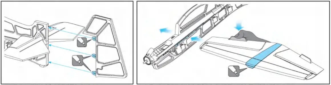 SWIFT ONE QIDI 550 Vertical Flight RTF RC Plane - ASSEMBLY INSTRUCTIONS 2