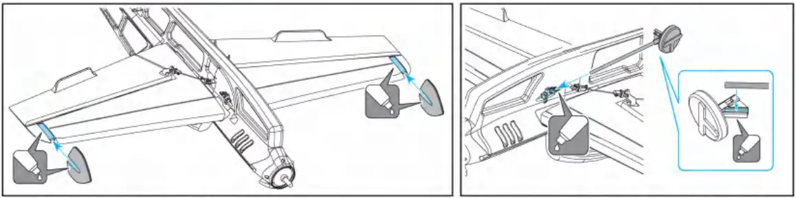 SWIFT ONE QIDI 550 Vertical Flight RTF RC Plane - ASSEMBLY INSTRUCTIONS 7