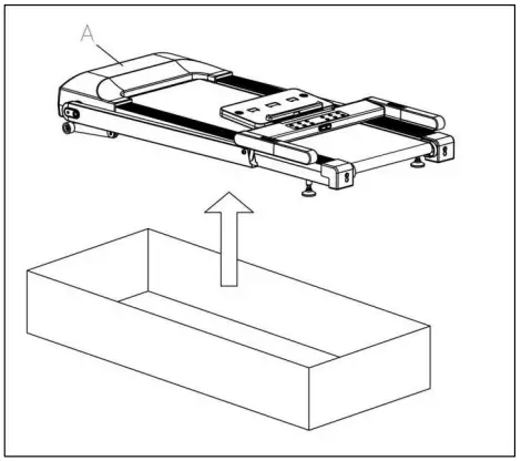 SUNNY SF-T722022 Interactive Slim Auto Incline Treadmill with Bluetooth - STEP 1