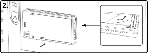Alphacool Core 11x 3-Pin DRGB splitter with SATA power connector A6