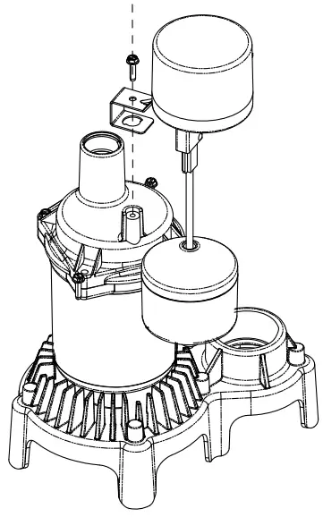 Flotec PZS50RP 1 2 HP Easy Sump Pre Plumbed Sump Pump - Float Switch Installation