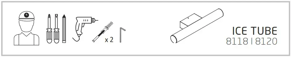 Nowodvorski 8118 Ice Tube LED - overview 1