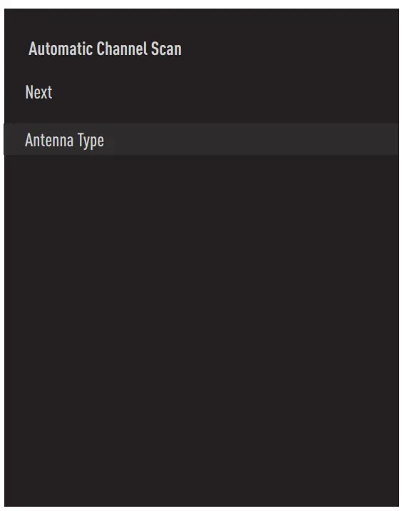 beko B55 C 985 B Smart Android TV - Automatic Channel Scan