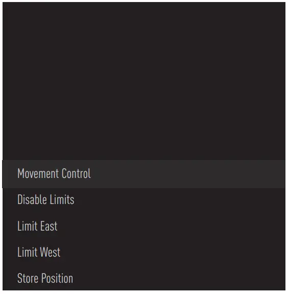 beko B55 C 985 B Smart Android TV - Motor Settings