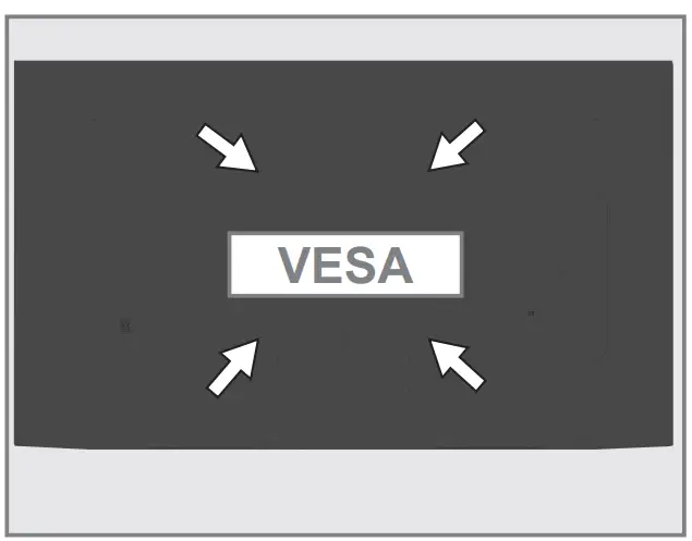 beko B55 C 985 B Smart Android TV - VESA