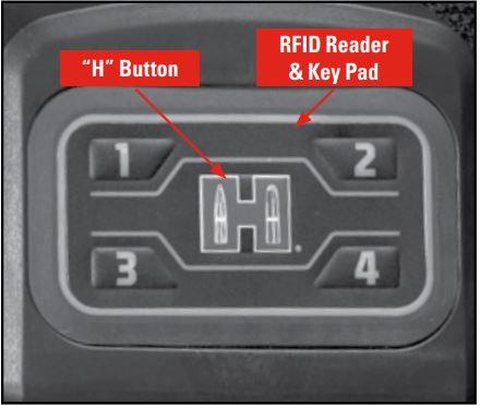 Hornady Security 98196WIFI Ready Vault with WiFi Instruction Manual - Battery Power Mode