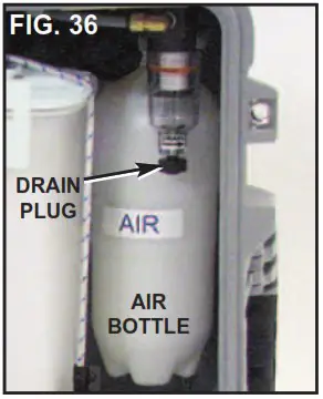 Aseptico AEU 525CF Portable Dental System - HANDPIECE CONTROLS 3