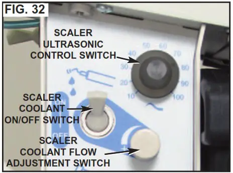 Aseptico AEU 525CF Portable Dental System - OPERATION FUNCTIONS 16