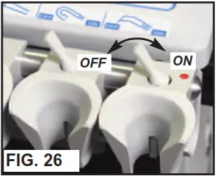 Aseptico AEU 525CF Portable Dental System - OPERATION FUNCTIONS 3