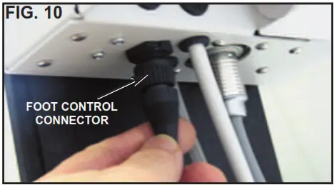 Aseptico AEU 525CF Portable Dental System - SETTING UP THE UNIT 10