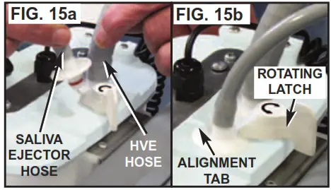 Aseptico AEU 525CF Portable Dental System - SETTING UP THE UNIT 15