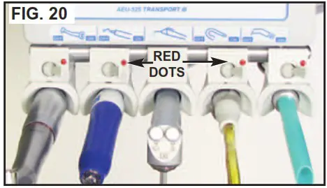 Aseptico AEU 525CF Portable Dental System - SETTING UP THE UNIT 20