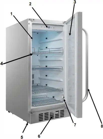 Whynter BOR-326FS - Parts