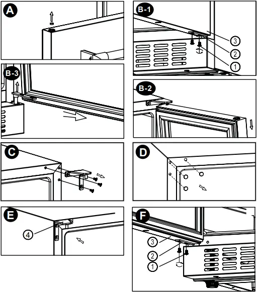 Whynter BOR-326FS - Replace door