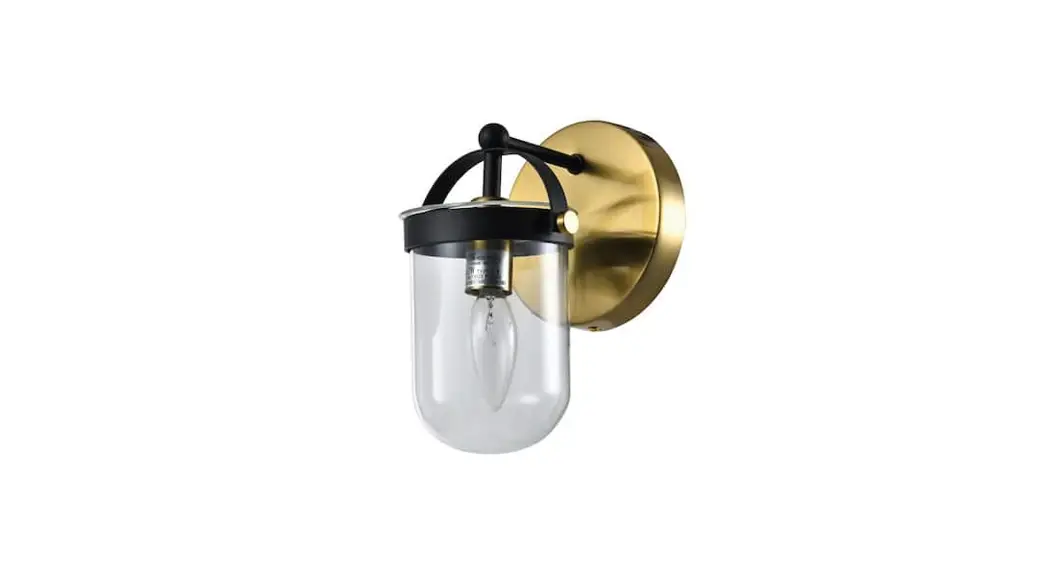 4modernhome D155-1b4 Houston 1 Light Black Gold Dimmable Armed Sconce Instruction Manual 4modernhome D155-1b4 Houston 1 Light Black Gold Dimmable Armed Sconce Instruction Manual