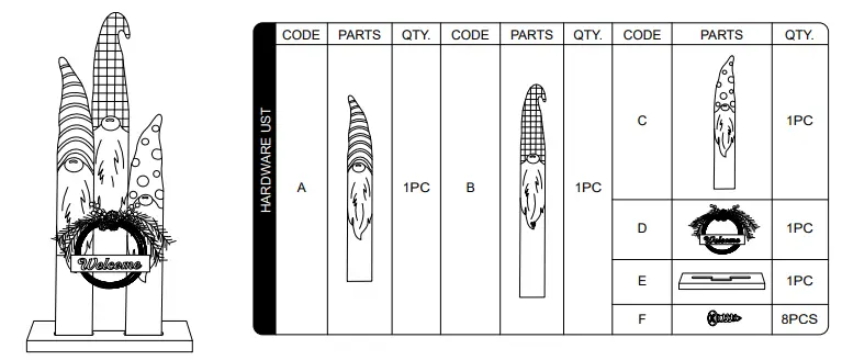 glitzhome-2010100045-34-75-Inch-H-Wooden-Gnome-Family-Porch-Decor-Christmas-Yard-Decor-FIG-1