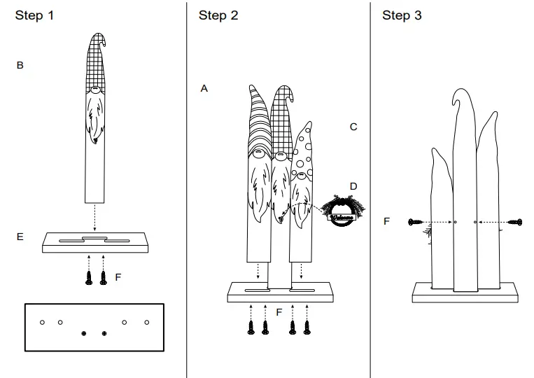 glitzhome-2010100045-34-75-Inch-H-Wooden-Gnome-Family-Porch-Decor-Christmas-Yard-Decor-FIG-2