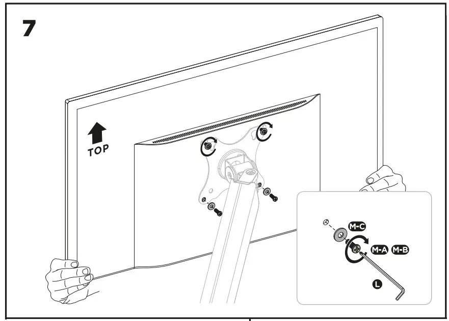 TooQ DB5032TNR-B Desk Mount for Screens - fig 2