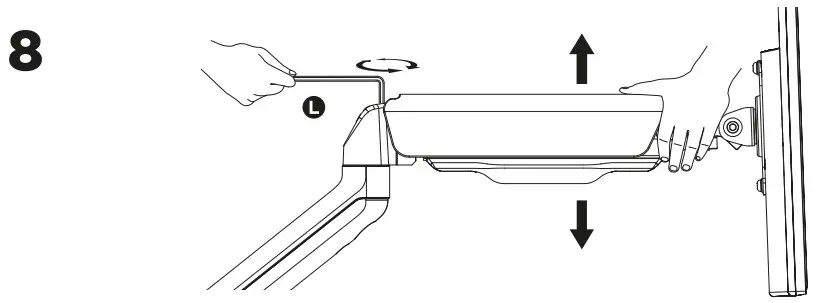 TooQ DB5032TNR-B Desk Mount for Screens - fig 3