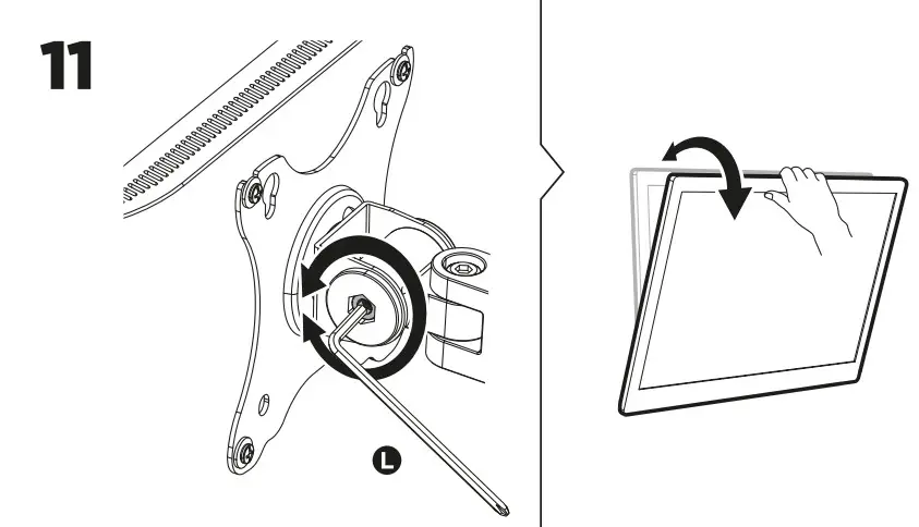 TooQ DB5032TNR-B Desk Mount for Screens - fig 9