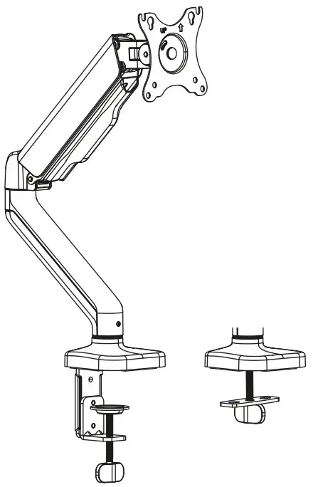TooQ DB5032TNR-B Desk Mount for Screens