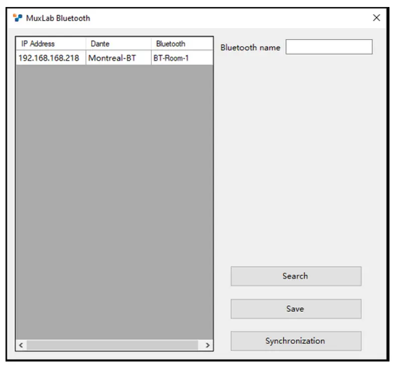 MuxLab 500555 Bluetooth and Analog Audio to Dante Interface 2
