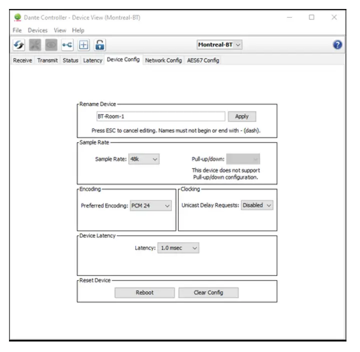 MuxLab 500555 Bluetooth and Analog Audio to Dante Interface 3