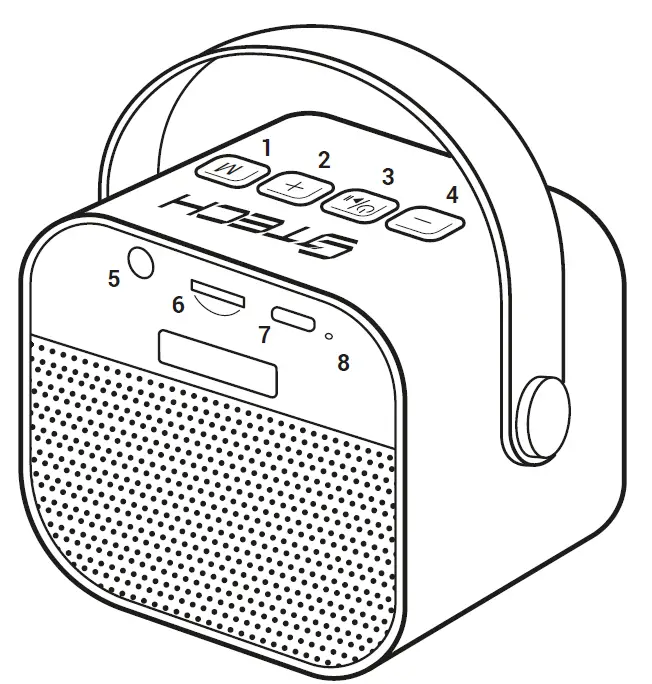 CJ TECH 71577-DI Karaoke Wireless Speaker and Wireless Microphone 1