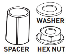 KAMADO JOE KJ15041123 Digital Charcoal Grill and Smoker - HEX NUT