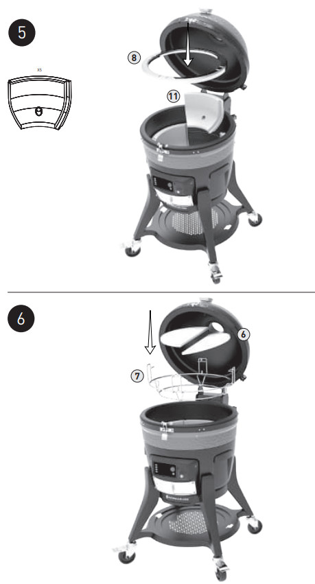 KAMADO JOE KJ15041123 Digital Charcoal Grill and Smoker - Tabel 2