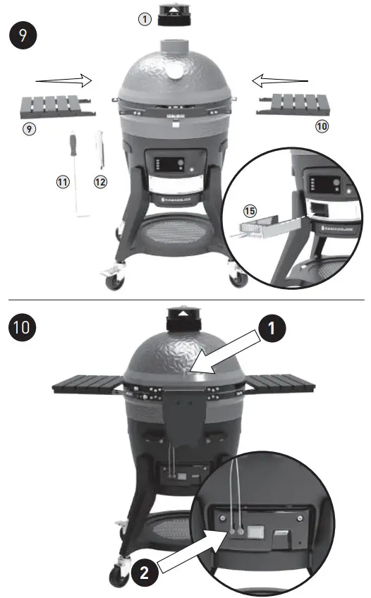 KAMADO JOE KJ15041123 Digital Charcoal Grill and Smoker - Tabel 4