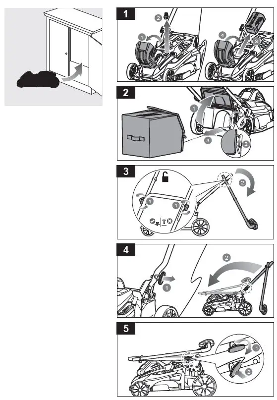 RYOBI RLM36X41H60PG Cordless Lawnmower Instruction Manual-fig-36